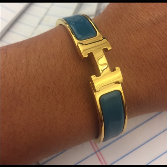Hermes Jewelry Hermes Thin Bracelet Poshmark
